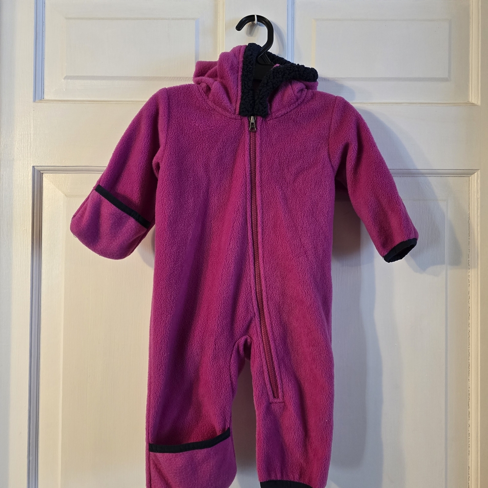 Columbia Fuchsia Kids One Piece Footie
